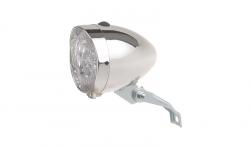 Osvetlenie predn CTM Retro I,1LED, batriov, strieborn