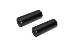 Stupa�ky na BMX, AL,14x38x100mm, �ierne