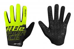 Force Swipe MTB rukavice ierna / fluo