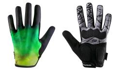 FORCE Core unisex MTB rukavice fluo/zelen